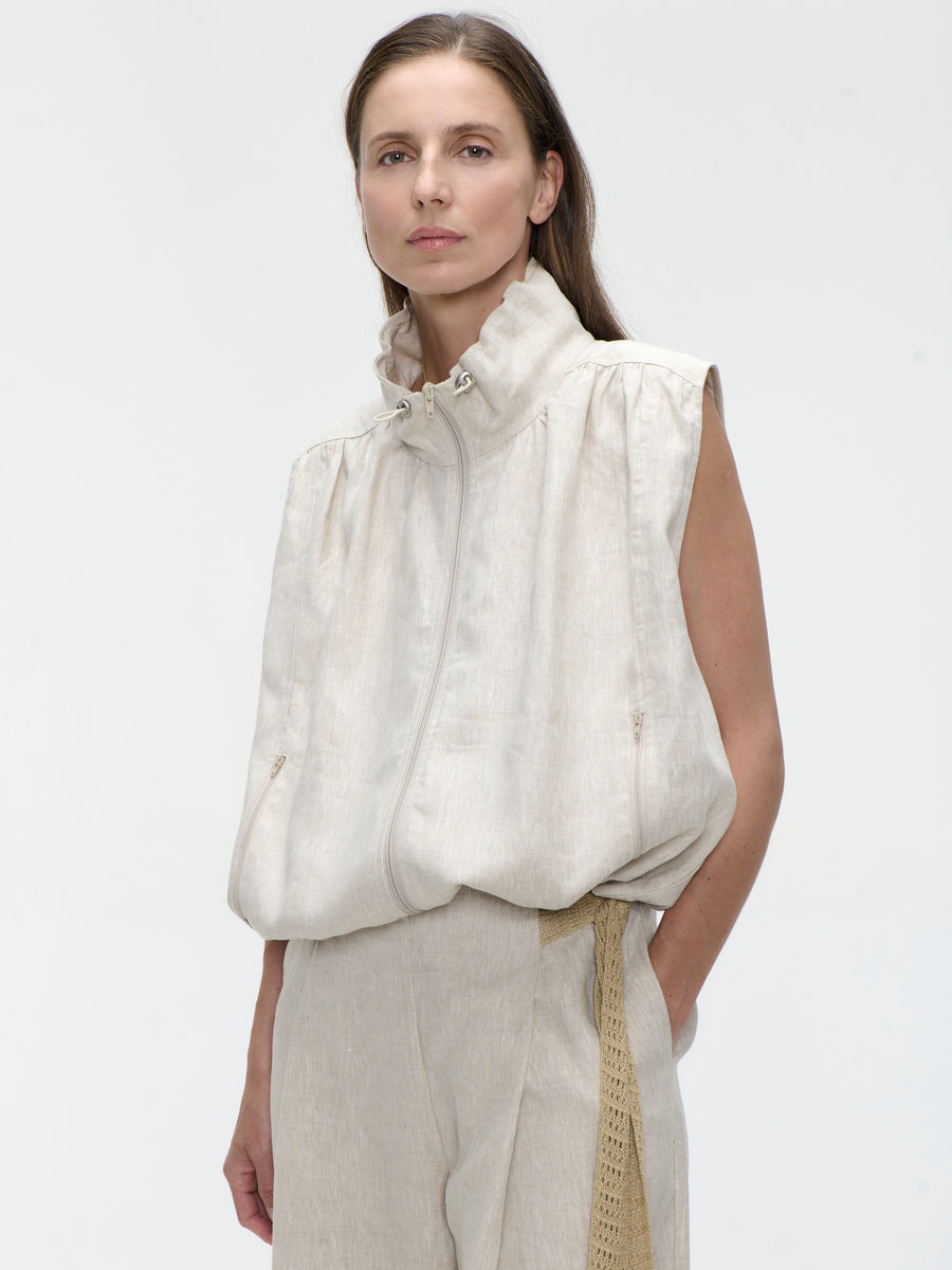 Rin linnen vest