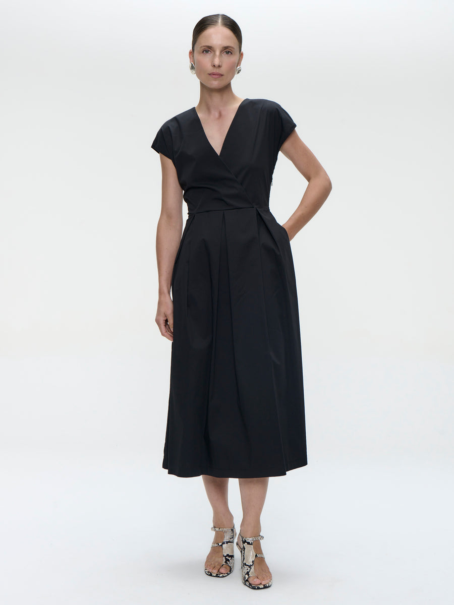 Poplin long dress 2945