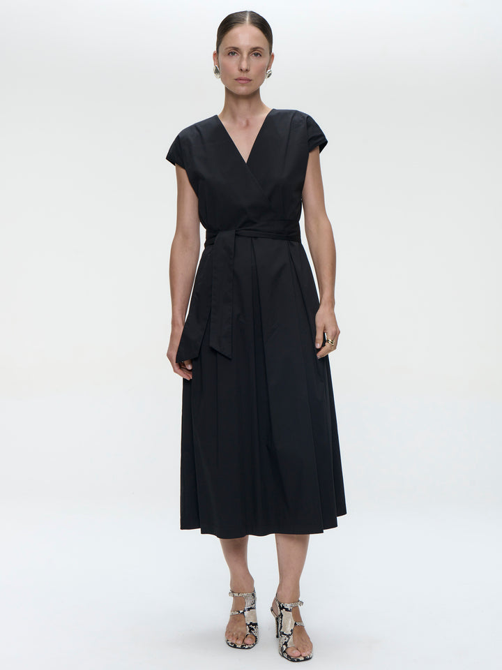 Poplin long dress 2945