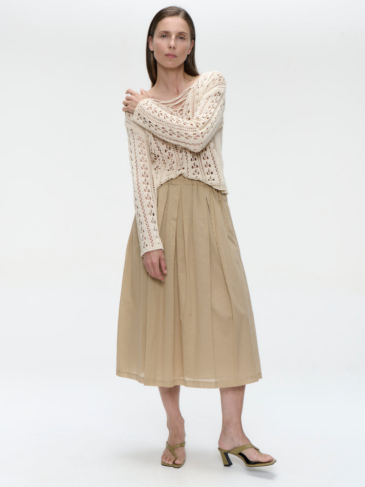 Jupe en coton voile Alle
