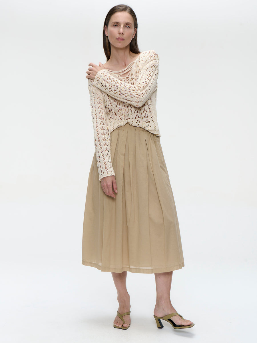 Gonna in cotone voile Alle