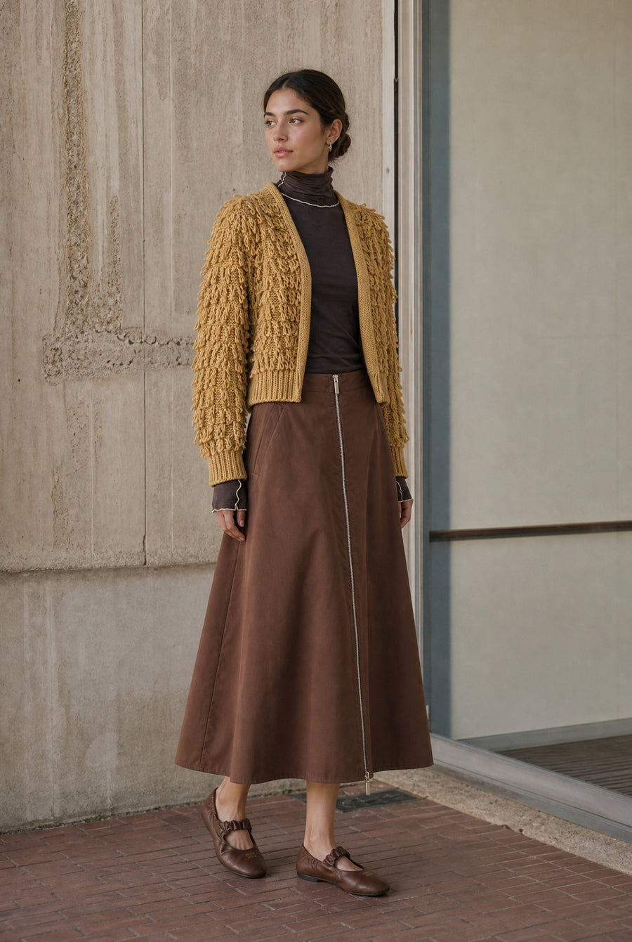 Fancy cardigan 3011 | Camel