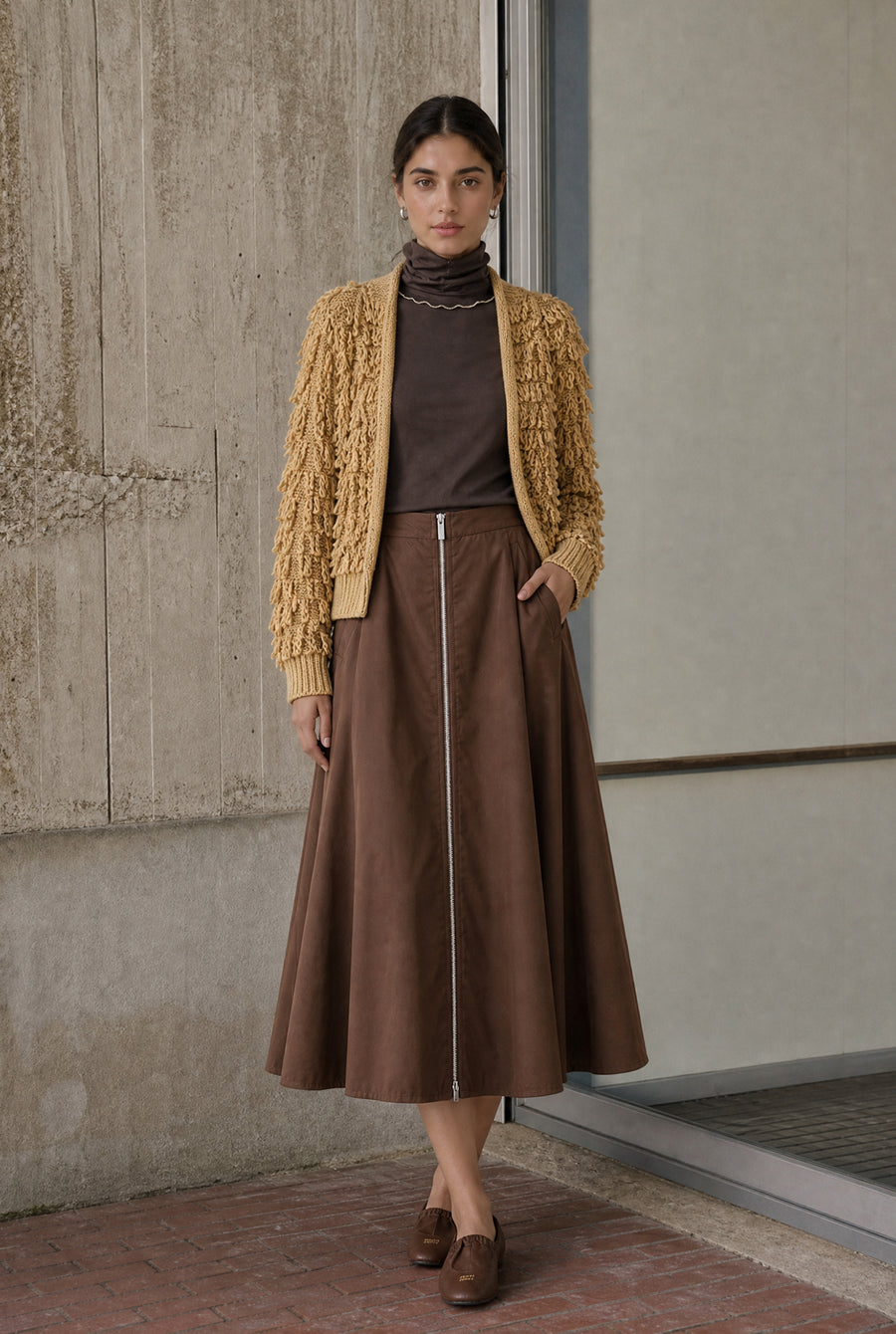 Fancy cardigan 3011 | Camel