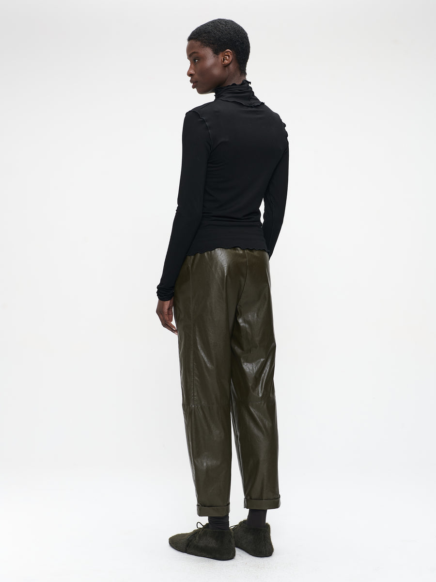 Janice viscose top | Black