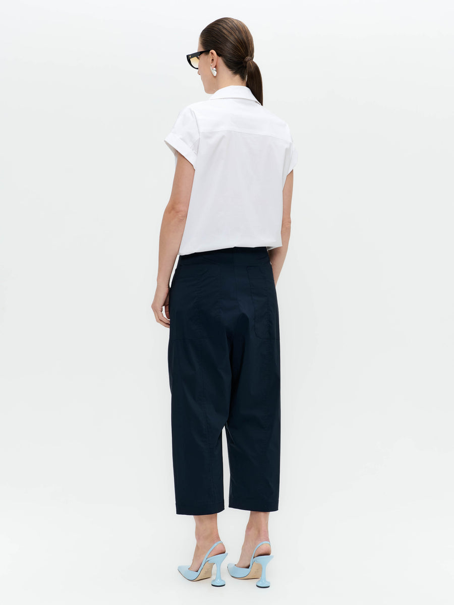 Renate poplin blouse | White