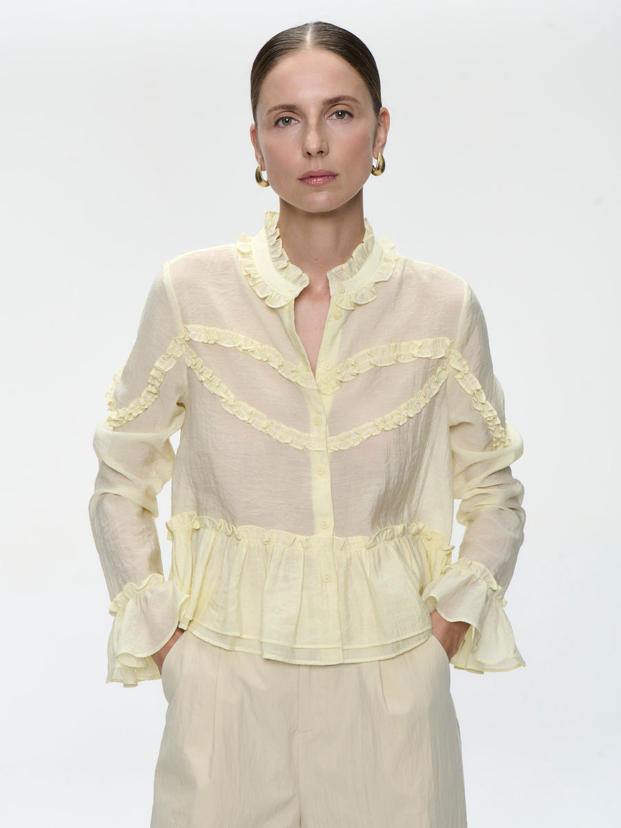 Netty Bluse im Bohemian-Stil