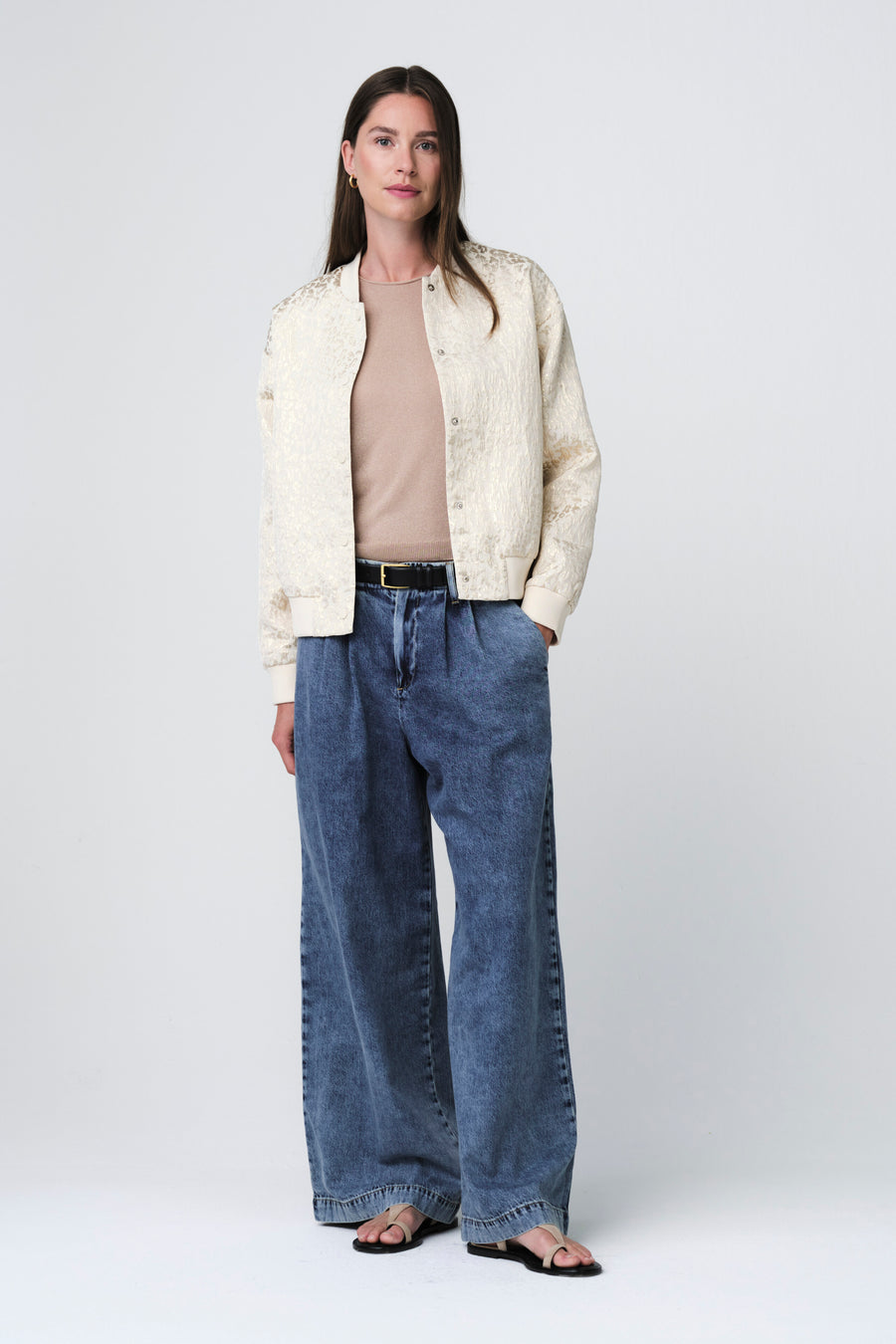 Maki jacquard bomber
