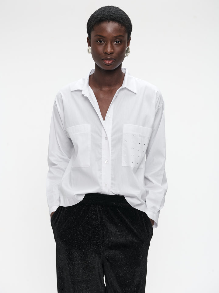 Lorenza polin blouse | White