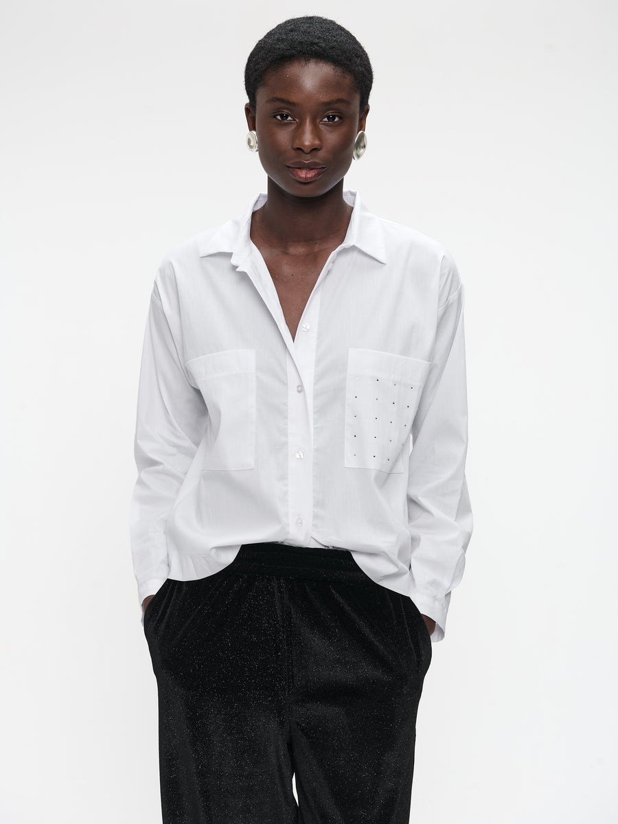 Lorenza polin blouse | White