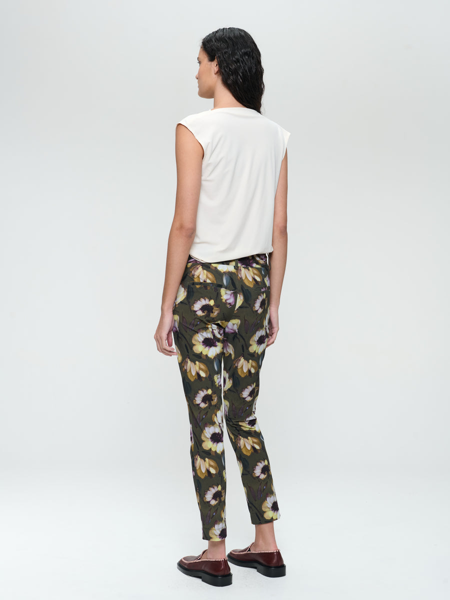 Nelly stretch technical jersey top | Light Sand