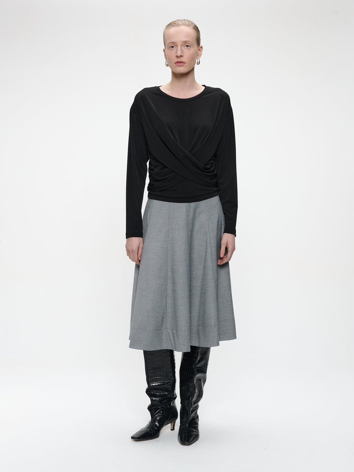 Loren top cross drape