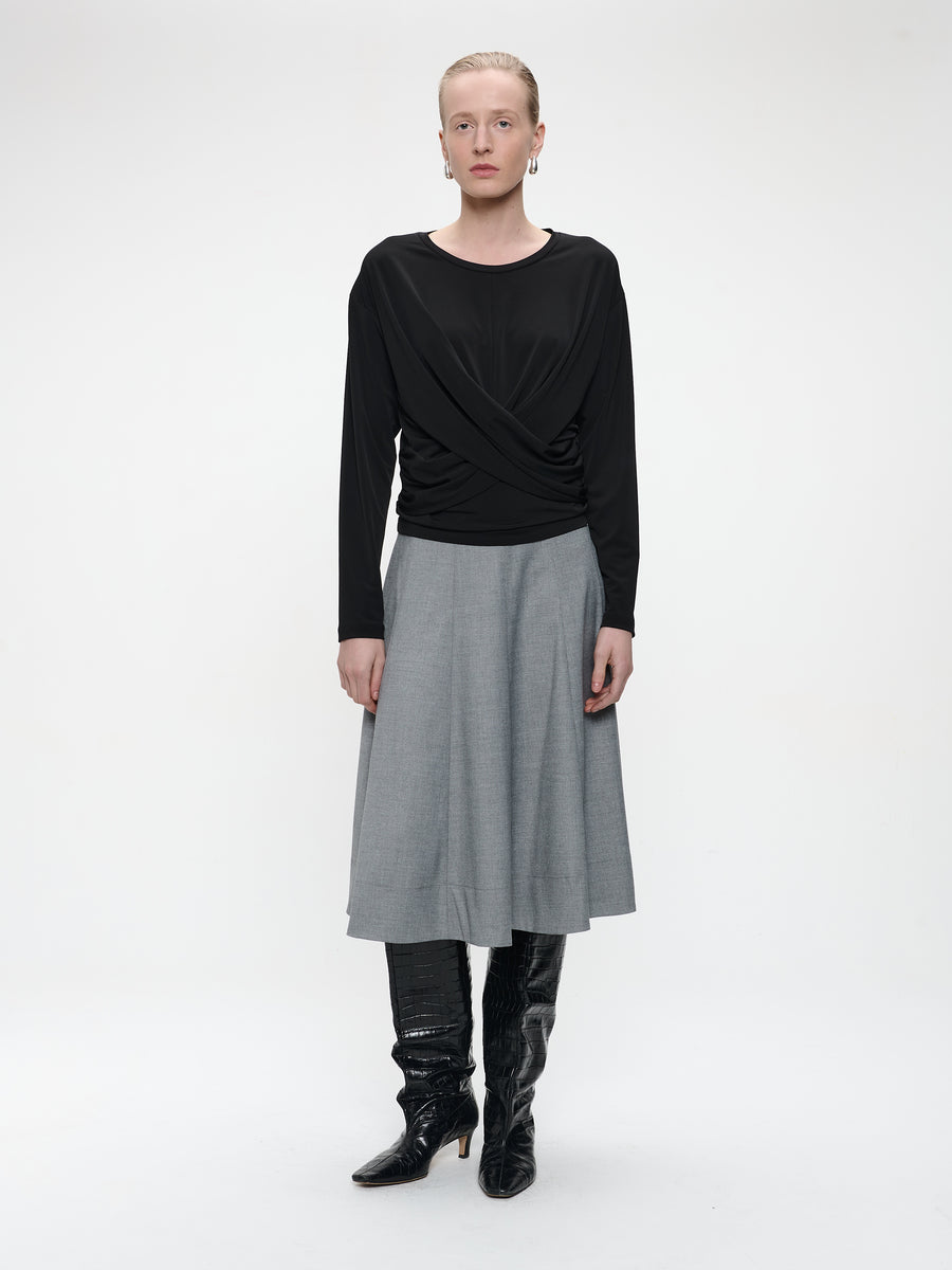 Loren top cross drape