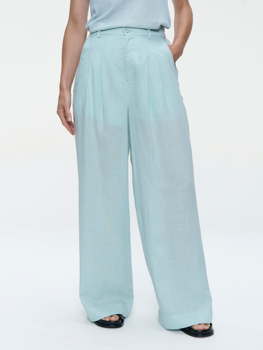 Hamako linnen mix pants