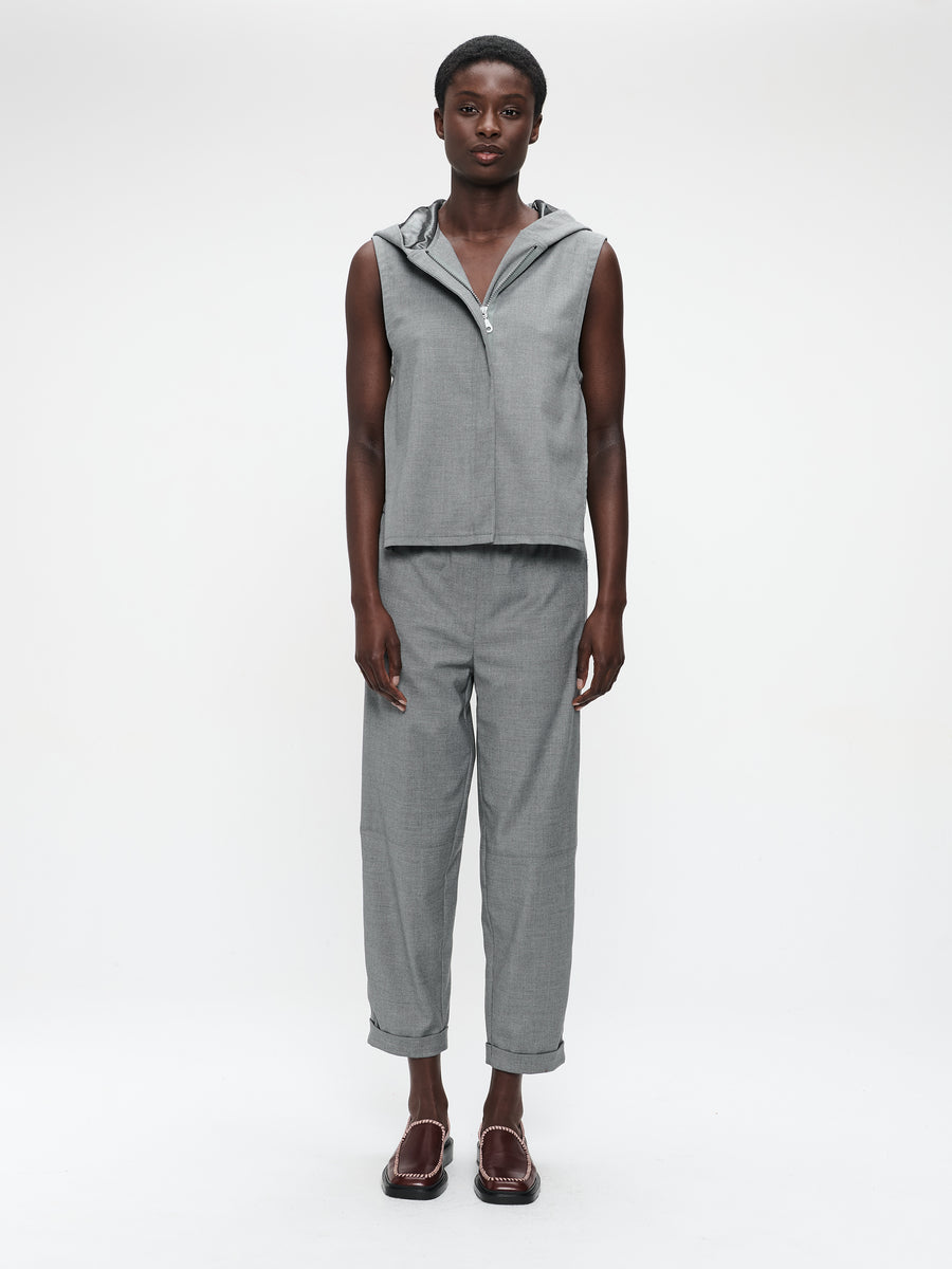 Daphne viscose pants | Light grey