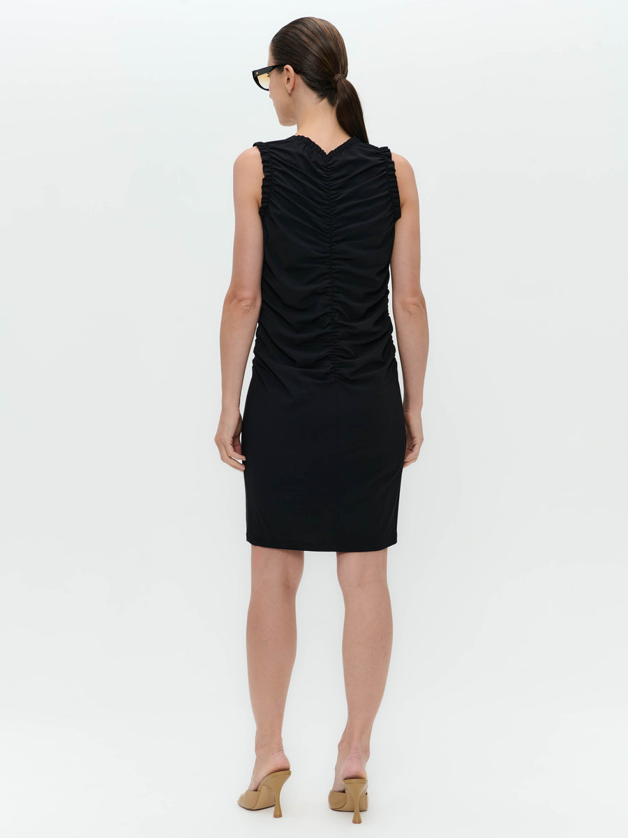 Romana dress technical jersey | Black