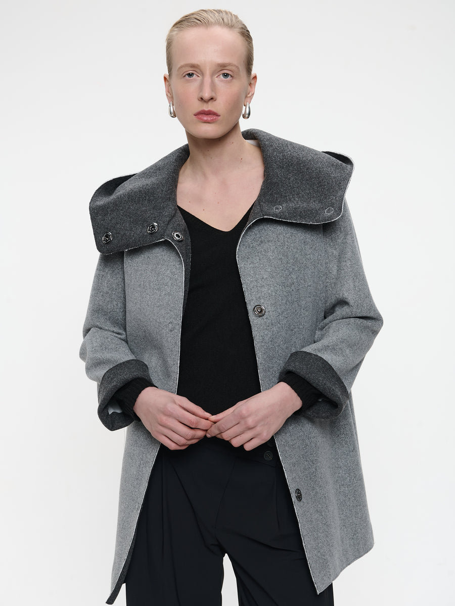Irlanda hoody winter jacket | Grey