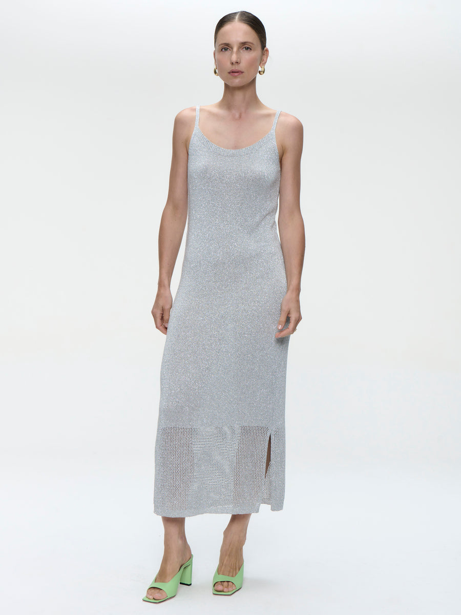 Knit Viscose lurex Dress E23107R
