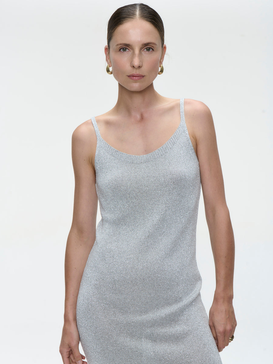 Knit Viscose lurex Dress E23107R