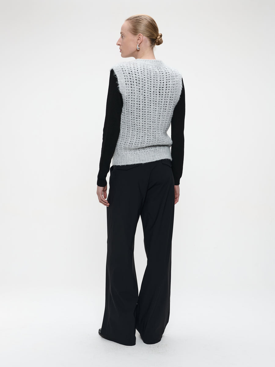 Shiny Vest 1008 | Light Grey