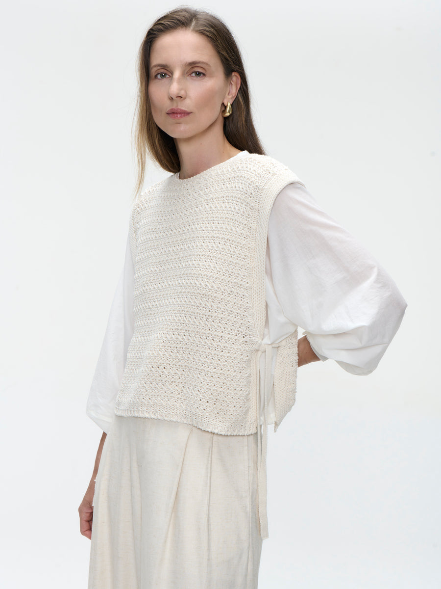 Open cotton Vest 2017