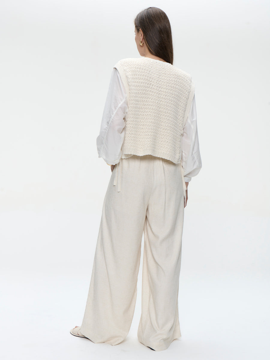 Pantalon mix lin Takara