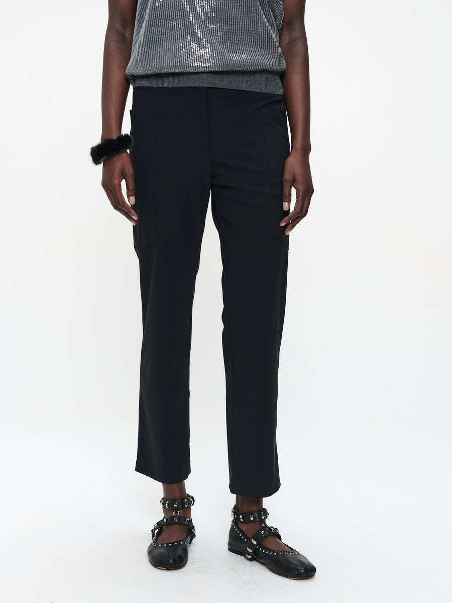Rana Pants Technical Jersey | Black