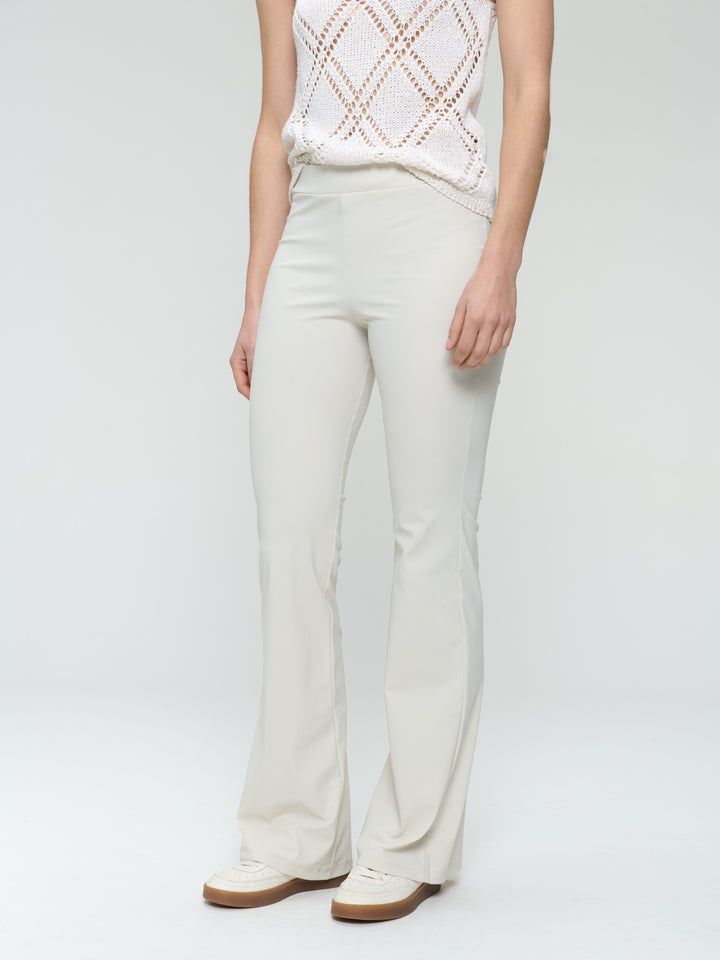 Eliya stretch technical jersey pants | Light Sand