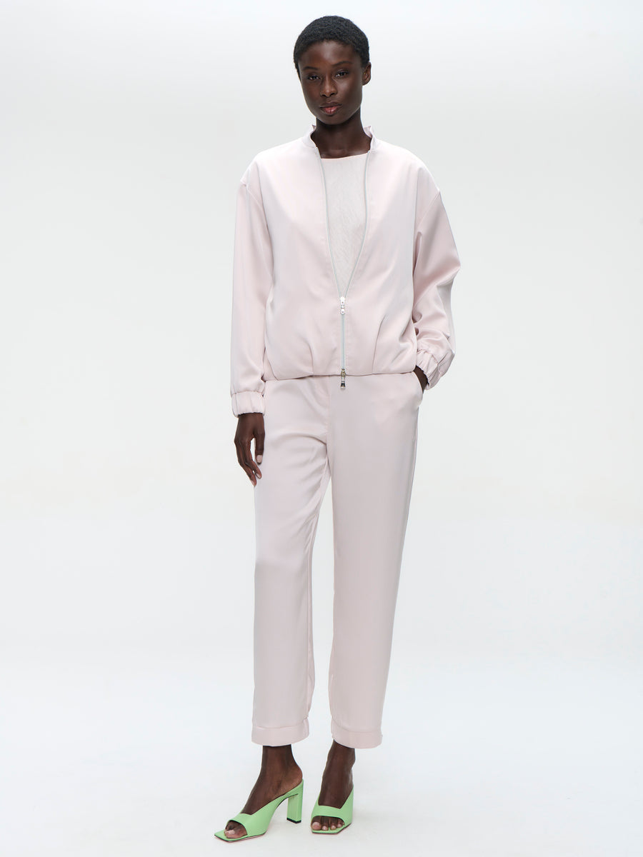 Ripasso saten bomber jacket