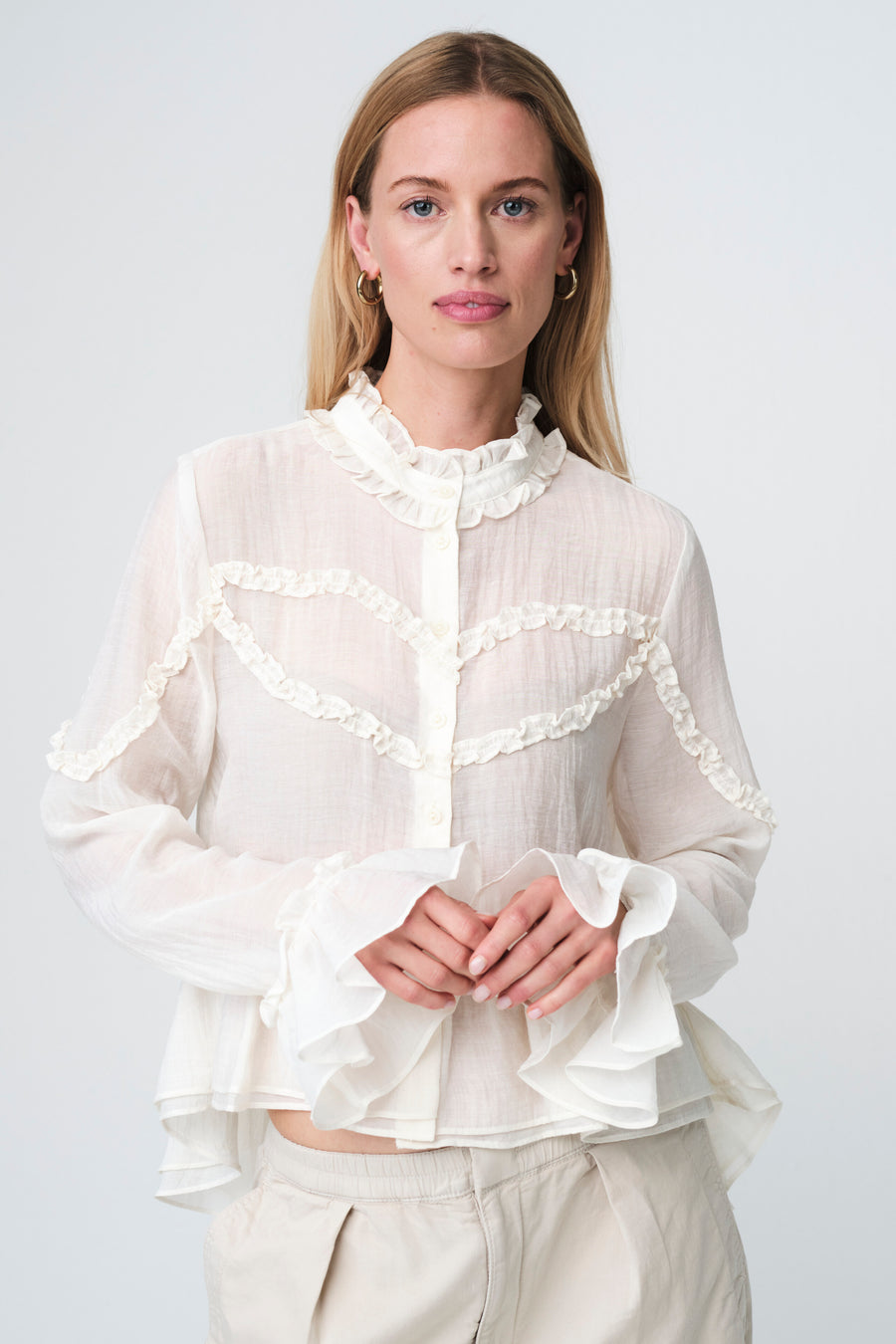 Netty Bluse im Bohemian-Stil