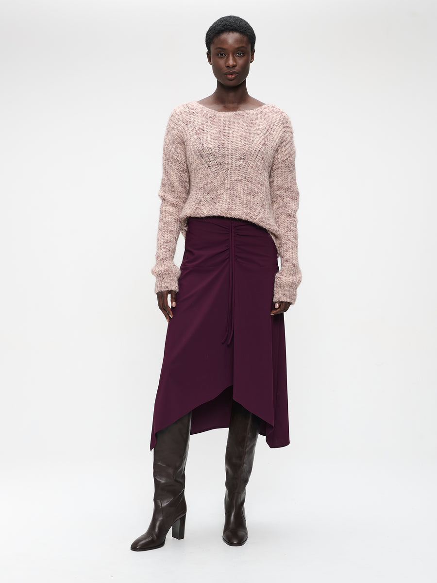 Tine skirt technical jersey | Cherry