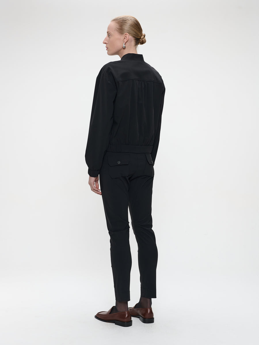 Sharon jacket brush tech jersey | Black
