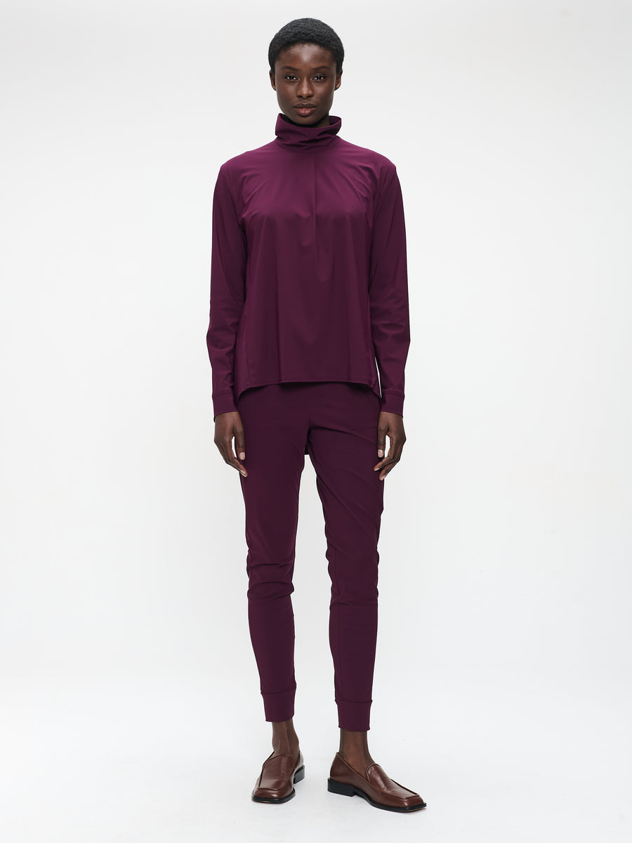 John stretch technical jersey pants | Cherry