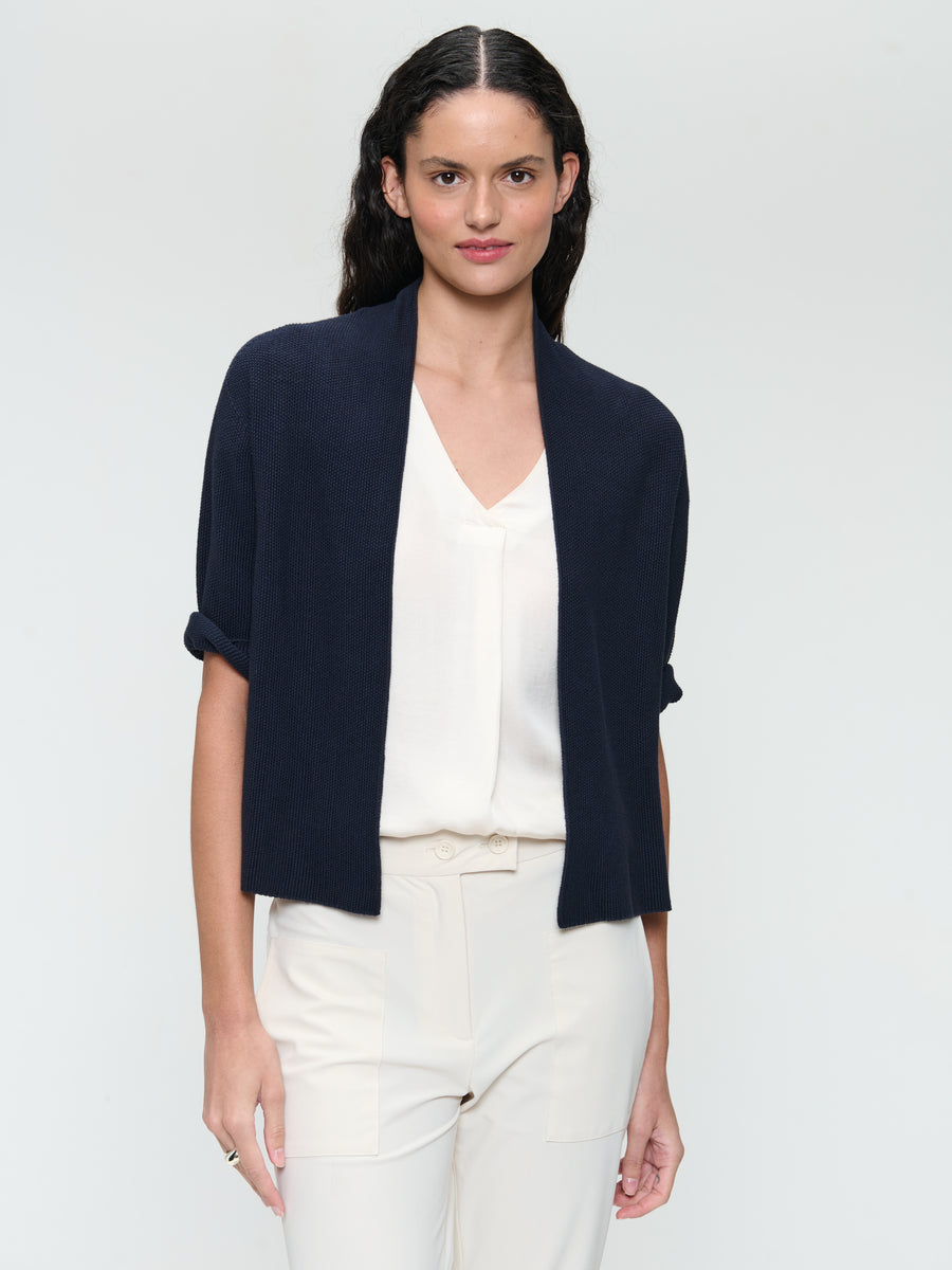 Seamless cotton cardigan 394