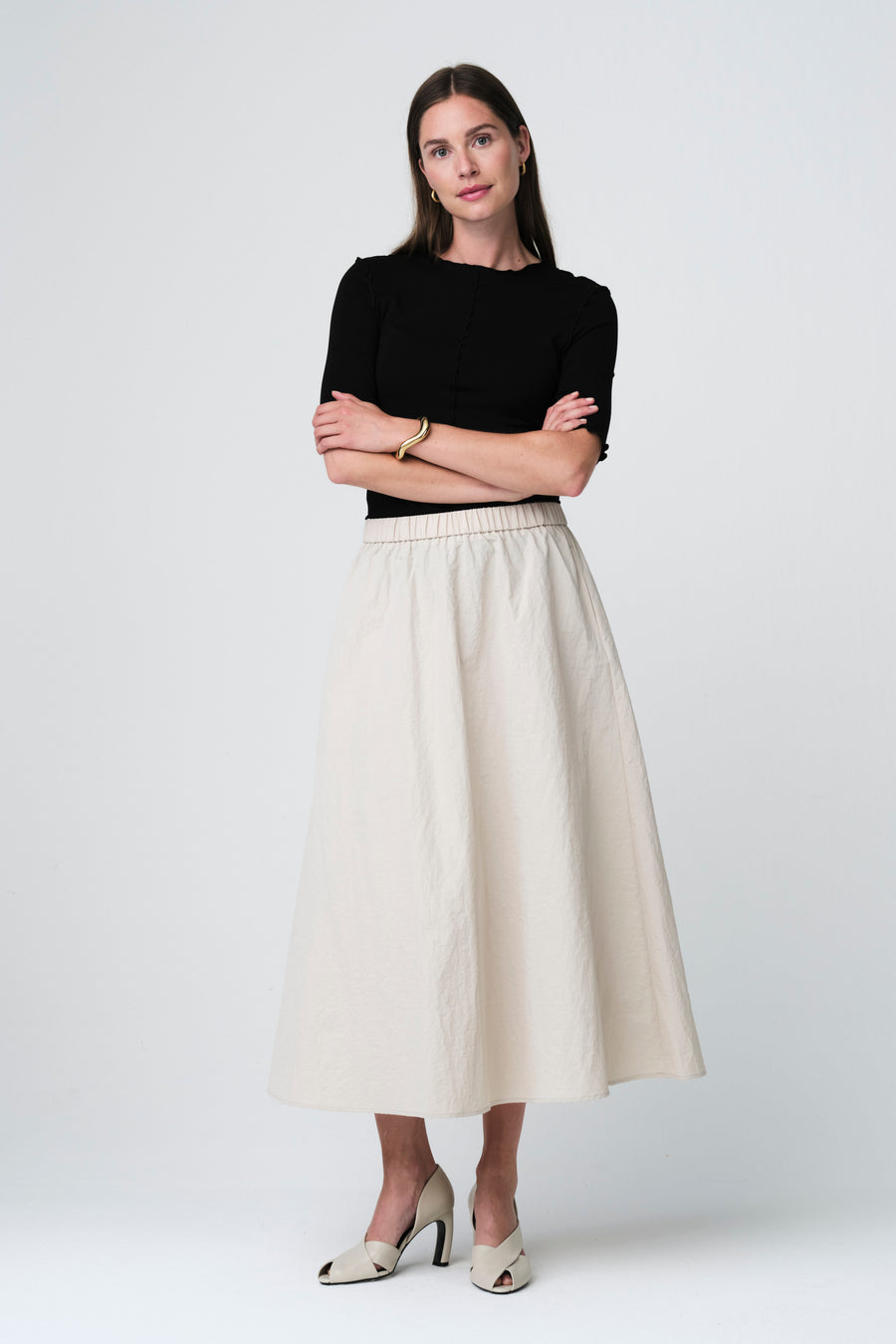 Haruna taffeta skirt