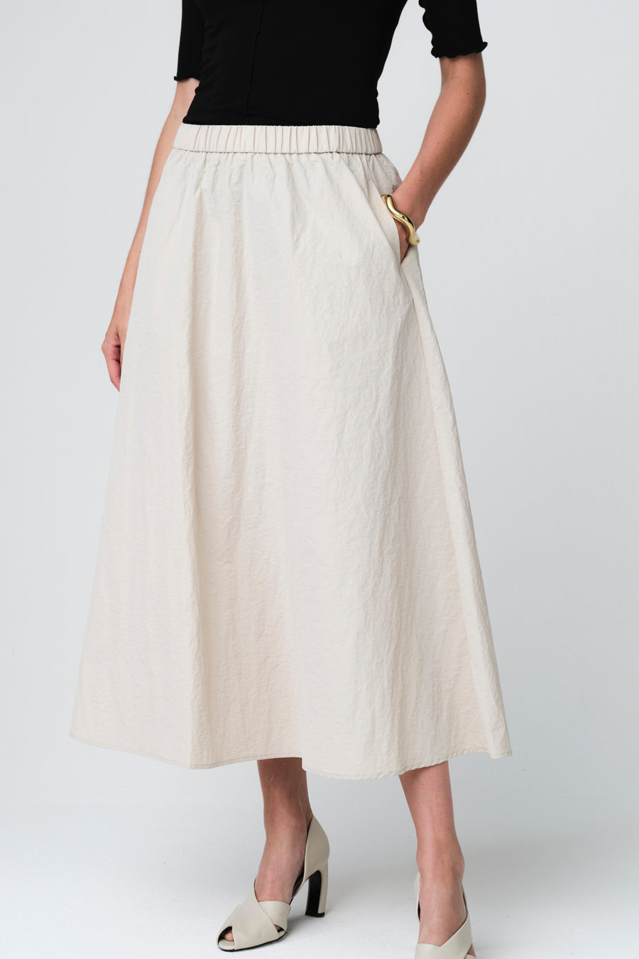 Haruna taffeta skirt