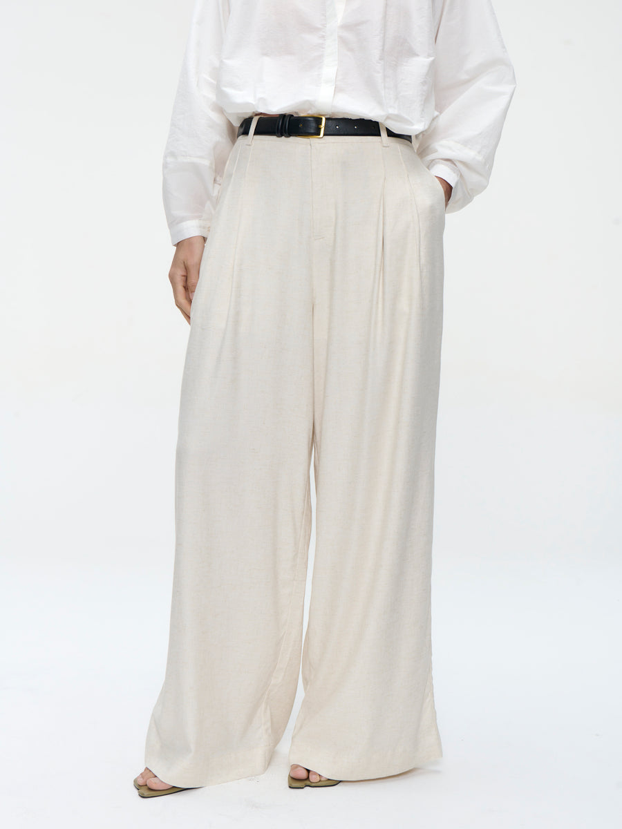 Pantalon mix lin Takara
