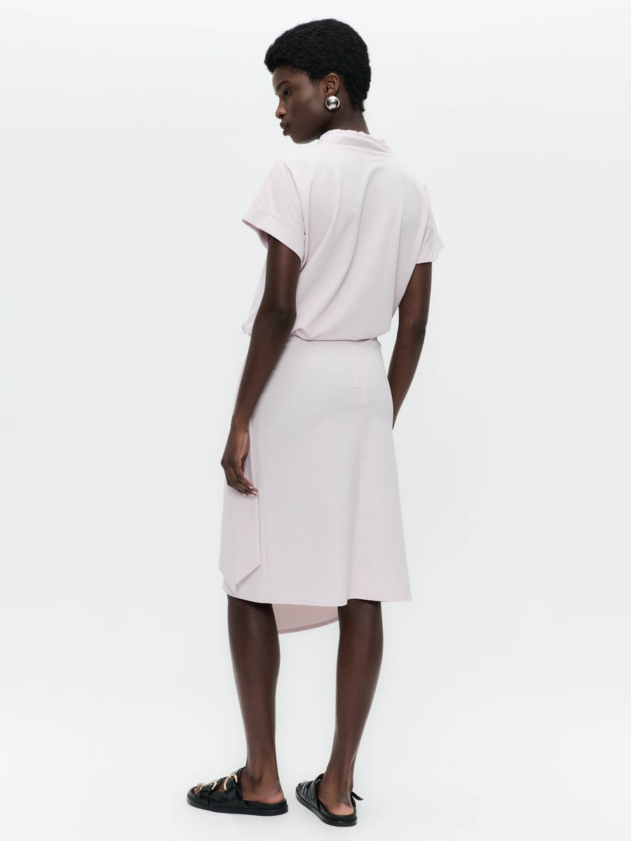 Ilona skirt technical jersey | Light Pudra
