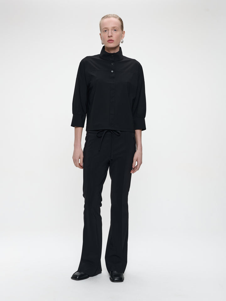 Angelika top technical jersey | Black