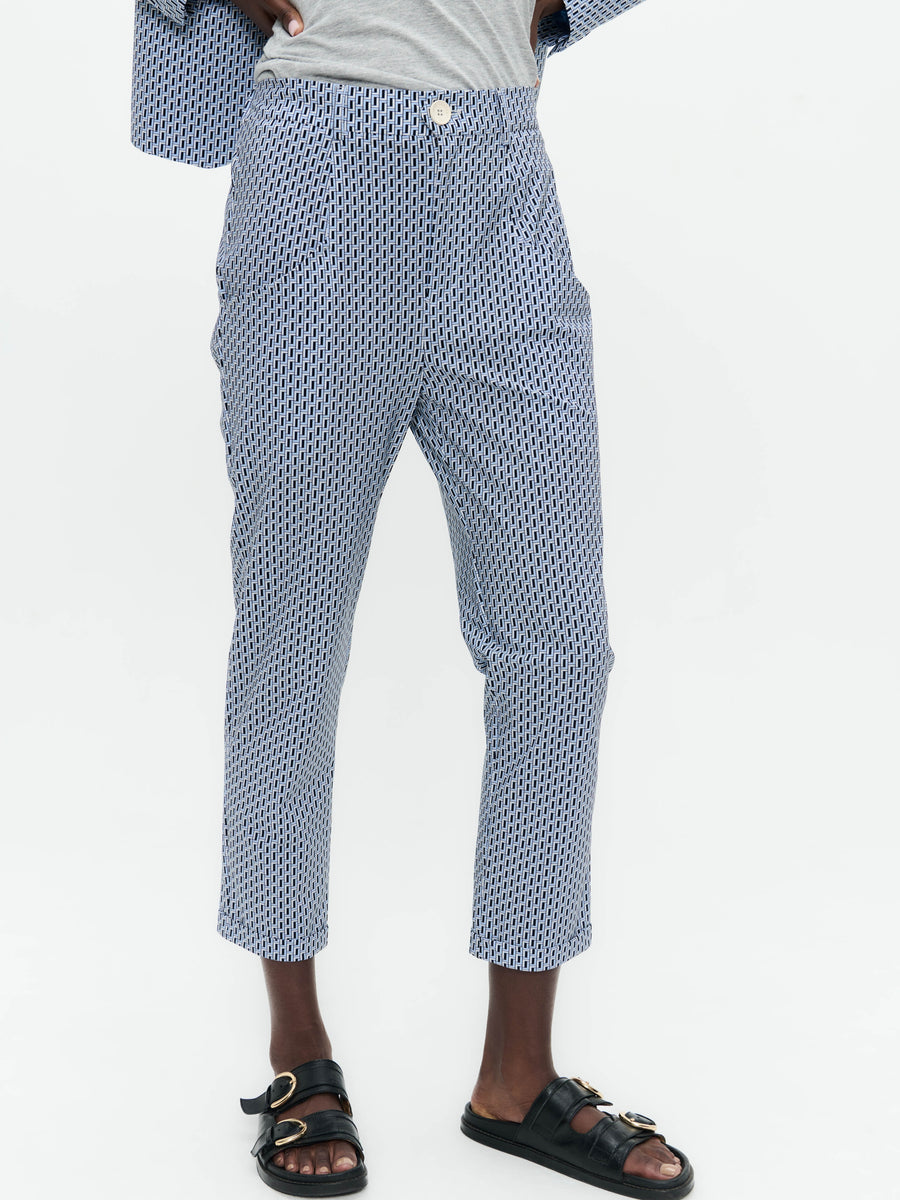 Elvira blazer technical jersey | Blue Melange
