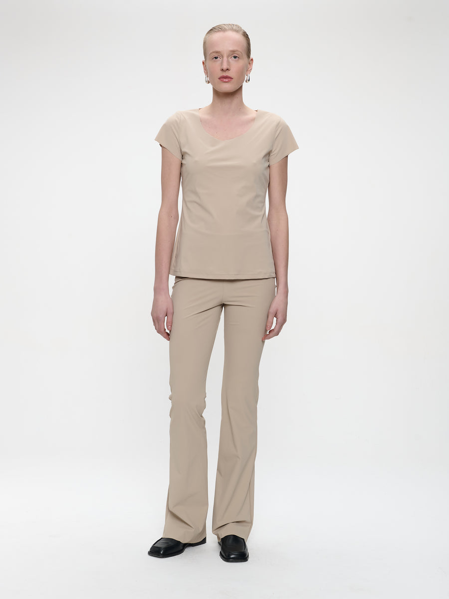 T shirt Sara Easy Wear Technical Jersey | Sand
