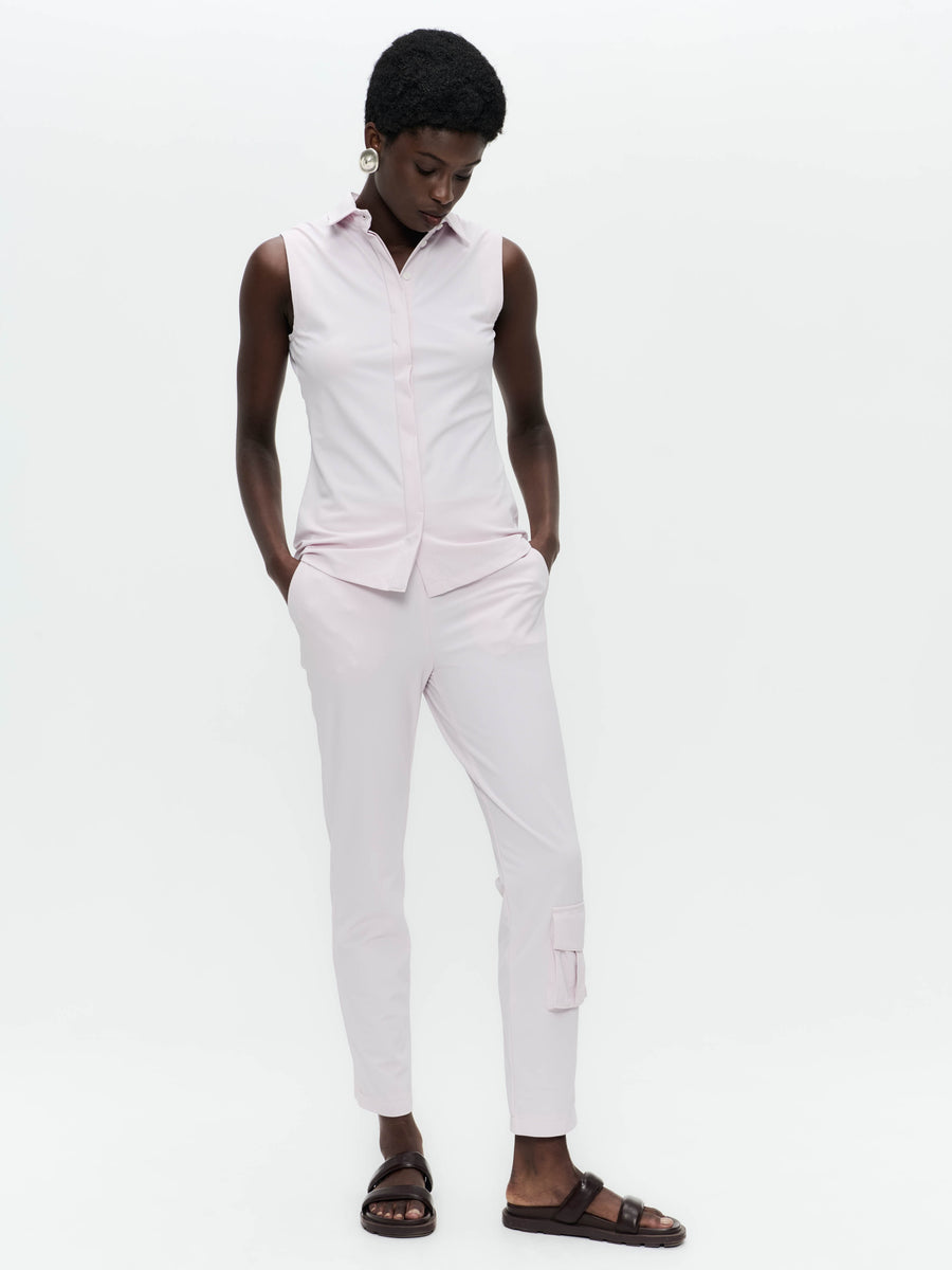FreyN  structure technical jersey pants