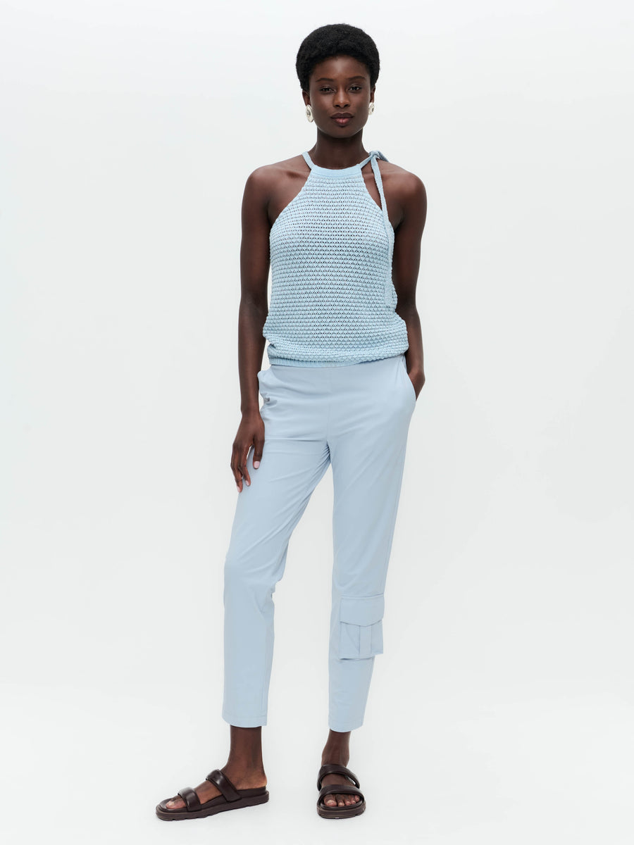 FreyN  structure technical jersey pants