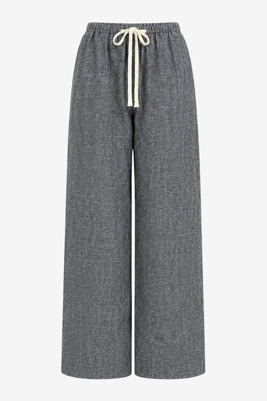 Folly linnen pants | Black Melange