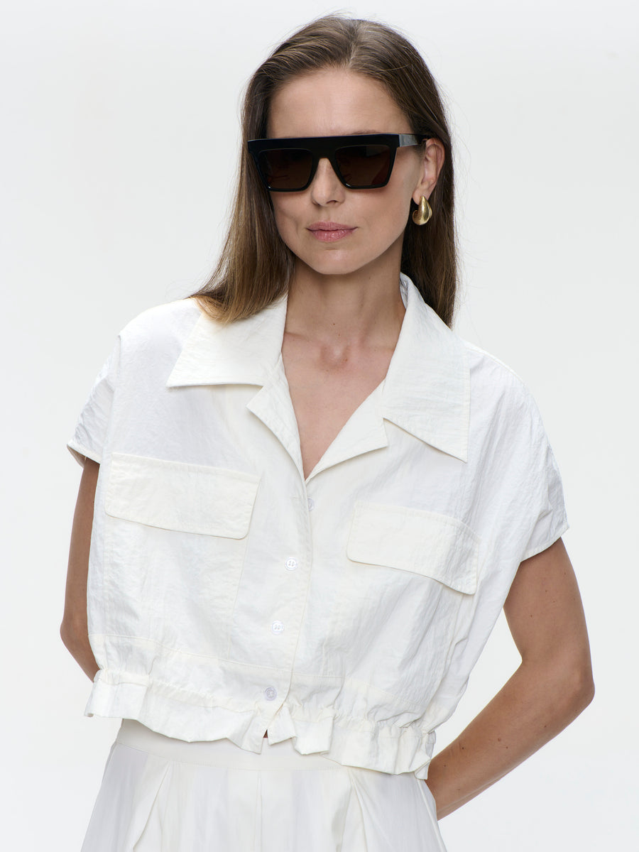 Chiko taffeta jacket