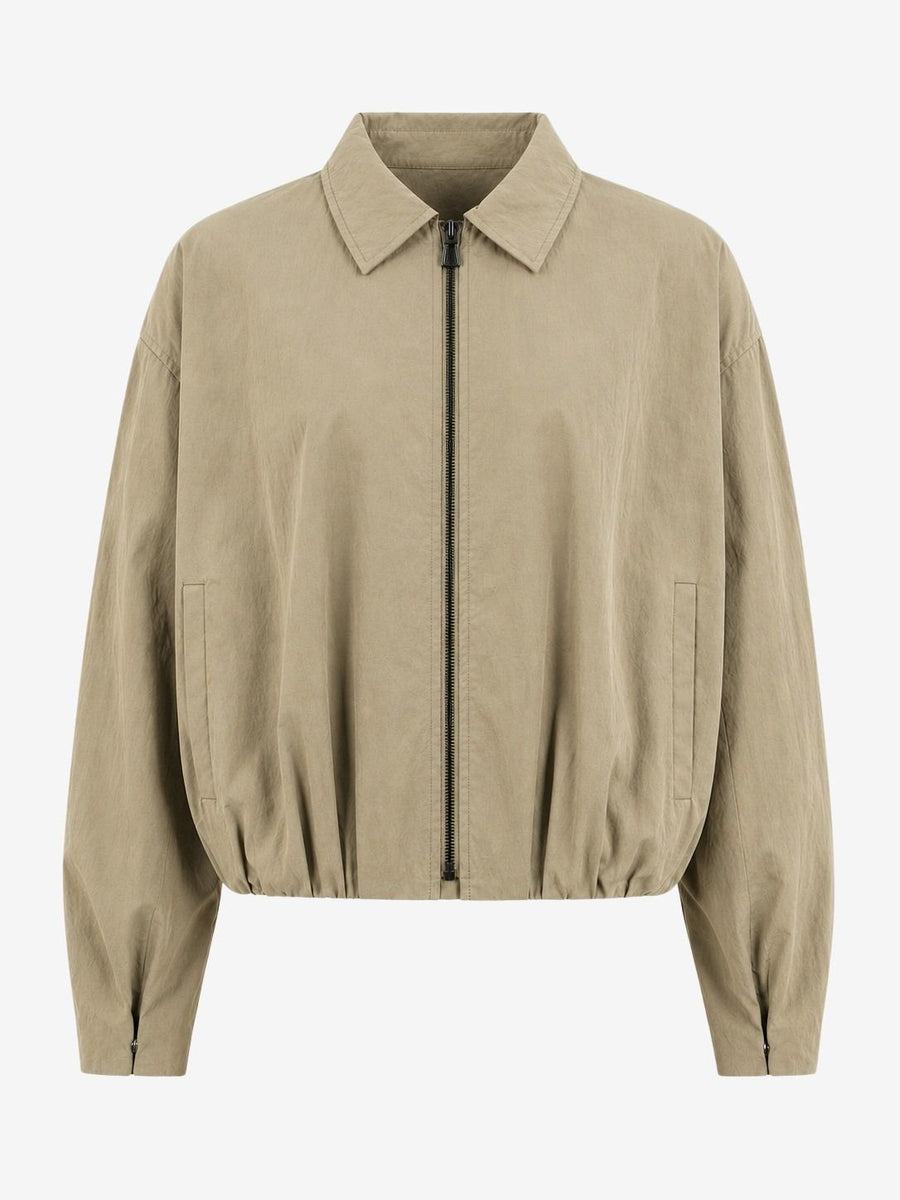 Blaze pleated bomber jacket