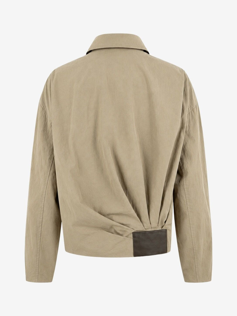 Blaze pleated bomber jacket