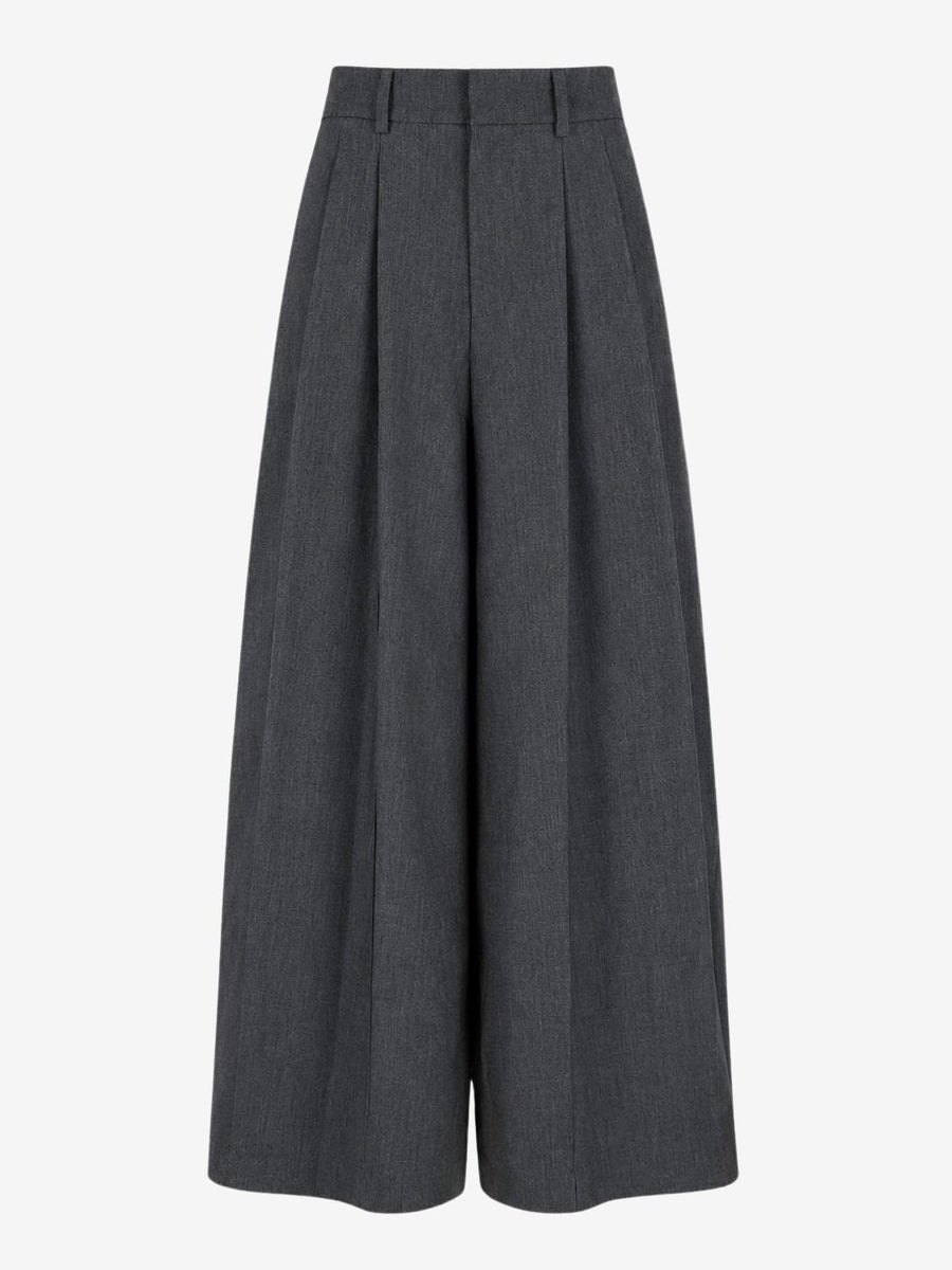 Coco pleated viscose pants
