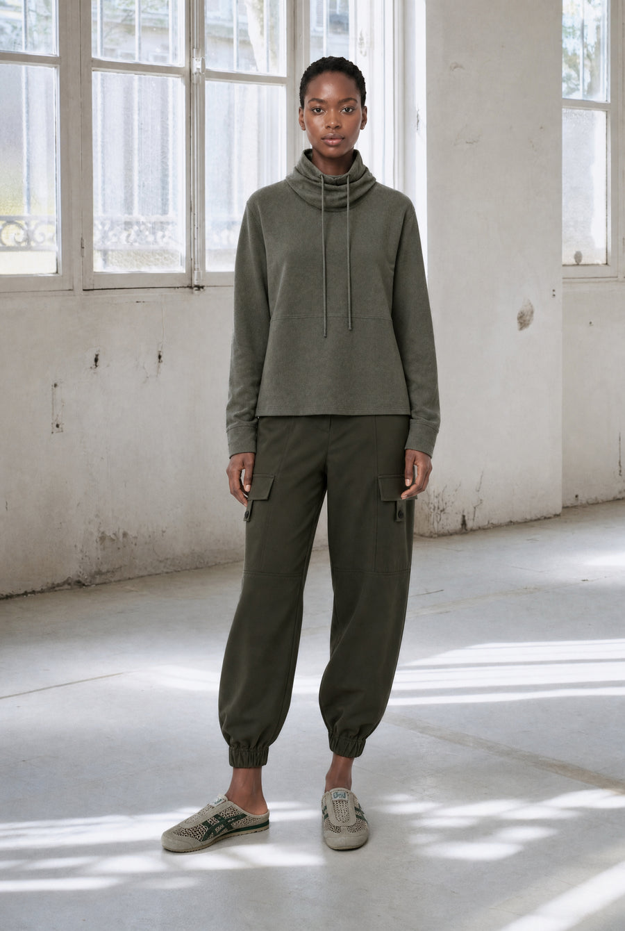 Pantalon Jannes en jersey technique