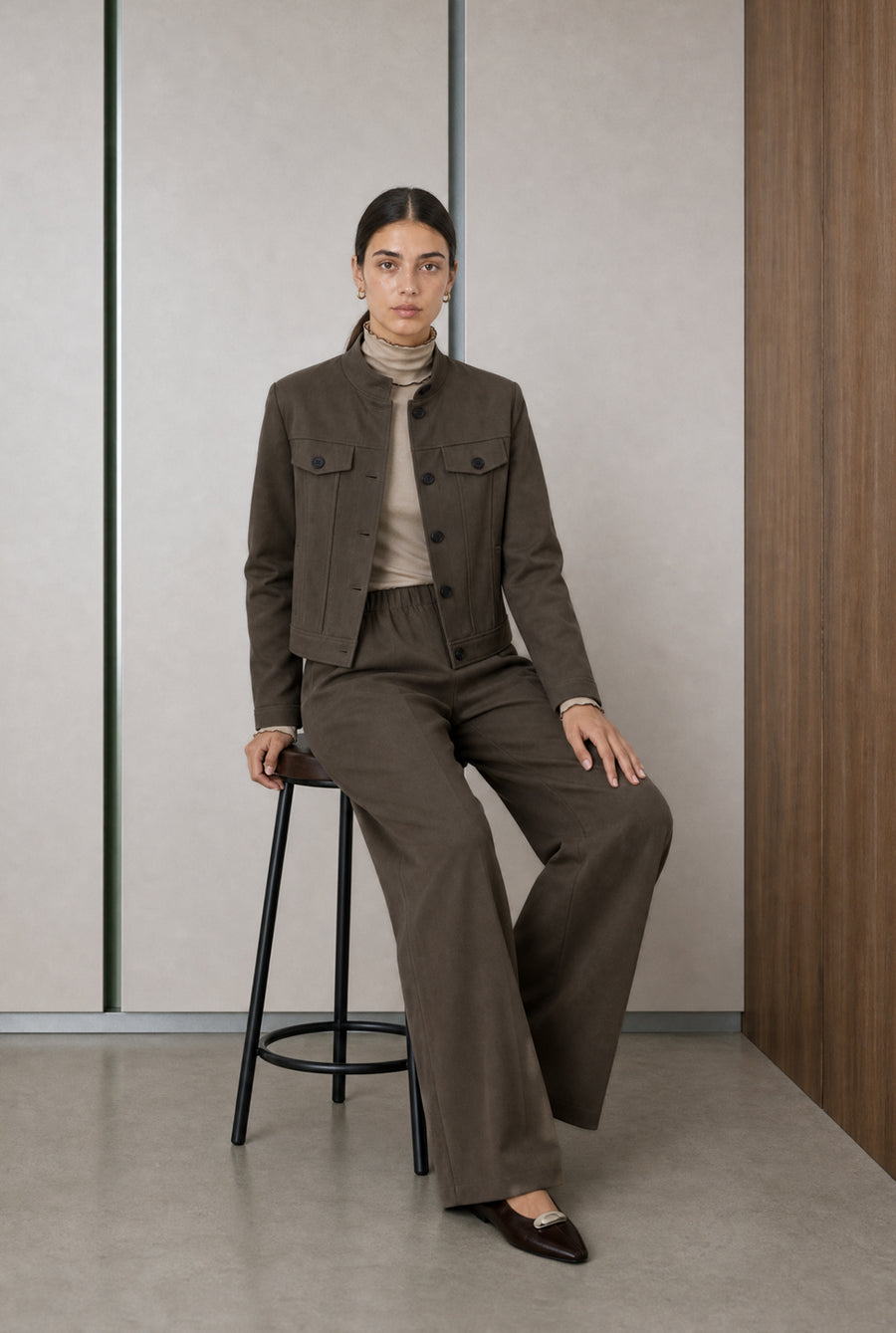Raven viscose blend pants | Melange