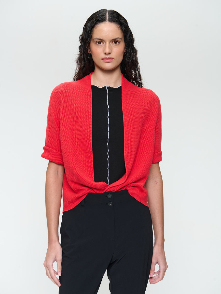 Seamless cotton cardigan 394